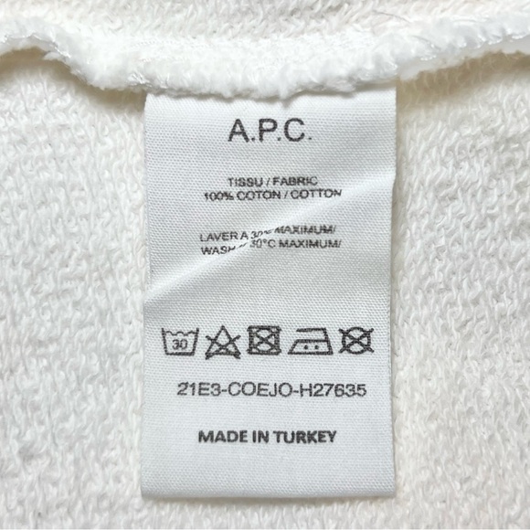 A.P.C. Rick Tie Dye Sweatshirt in Rose - Picture 7 of 7